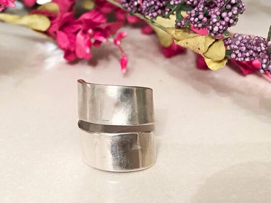 Minimalist Wrap-around Sterling Silver Ring