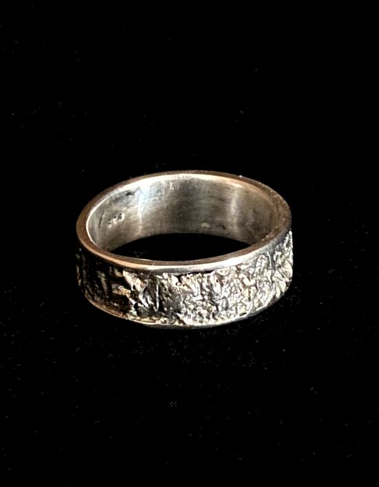 Reticulated Sterling Silver Ring