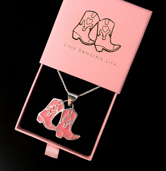 BOOT BONANAZA PENDANT- Line Dancing Lisa Exclusive Brand 